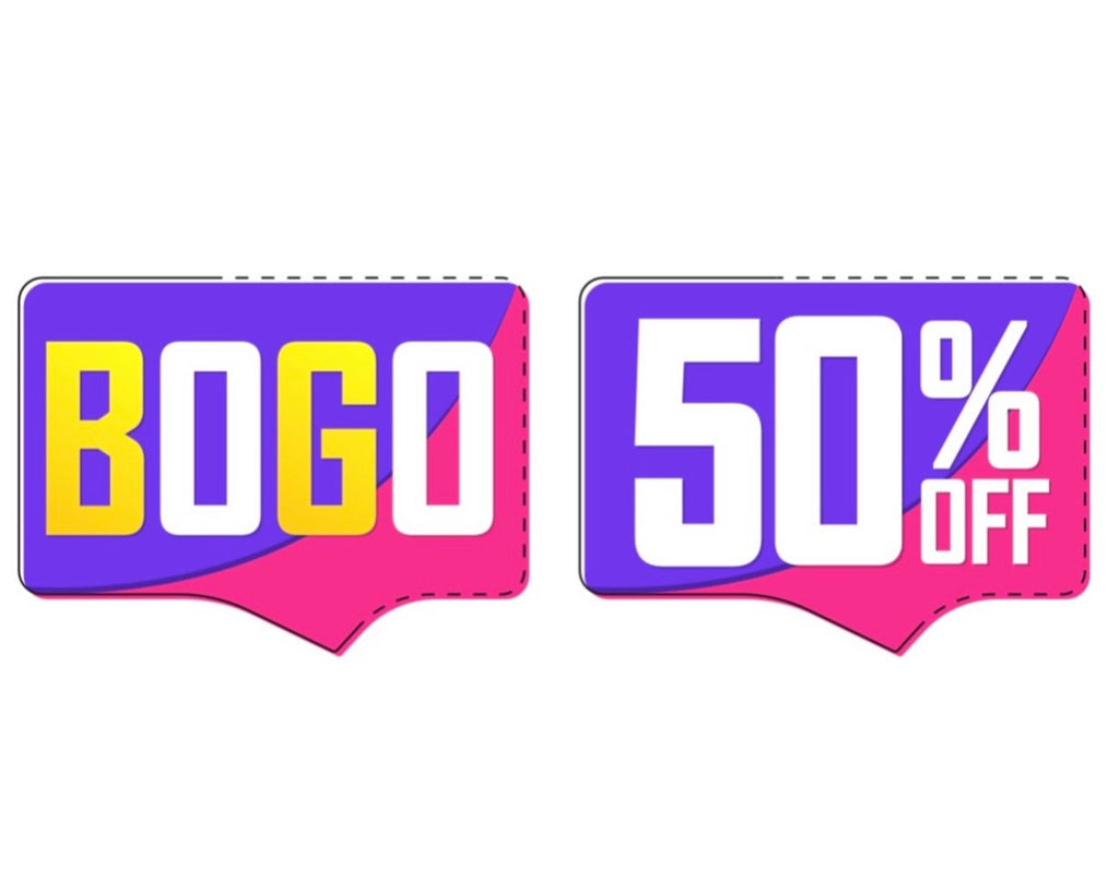 BOGO 50% off